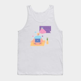 Work From Home Tank Top
